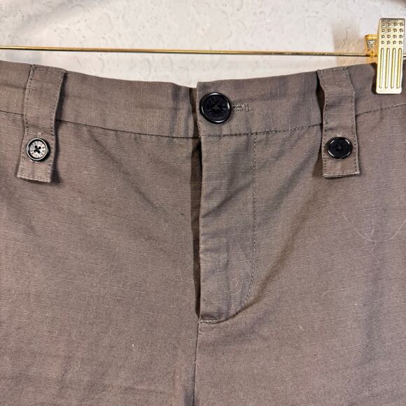 ZADIG & VOLTAIRE Pants Trousers 28 Pomelo Rip Stop Elastic Back Waist Cropped - Picture 4 of 15